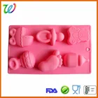 Baby tools 6 type silicone soap mold cake baking mold