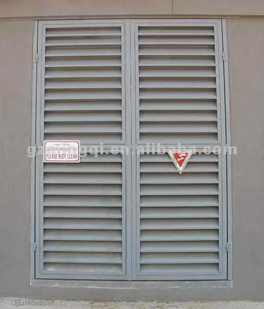 Aluminum Louver Door Swing Up And Down Buy Aluminum Louver Door,White