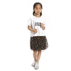 2019 100% cotton digital print lace dot girl's skirt kids summer clothing sets