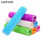 Antibacterial kitchen used wood fiber dish cloth
