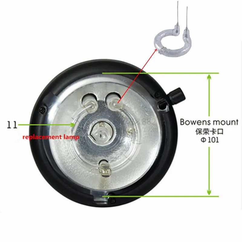 Modeling Lamp Flash Tube Ring Lamp nicefoto (2)