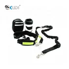 Pet hands free Training Waist Bag Reflective Stripe jogging Dog bungee stretching Leash for running