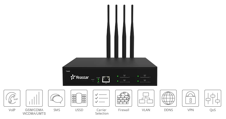 neogate tg400 is a compact  4 channels voip cdma gateway that