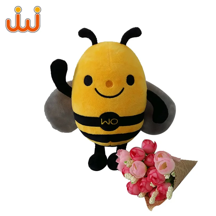 Anpassen Weiche Plüsch spielzeug Bumble Bee Lebensechte Entzückende bee Plüsch plüschtiere tiere haustiere plüsch spielzeug