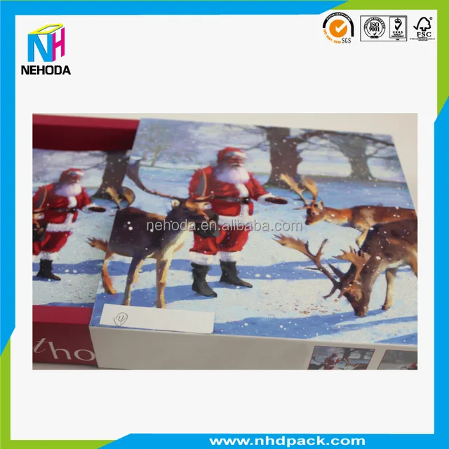 beautiful christmas box gift box drawer box the carton with