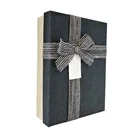 2018 Luxury chocolate gift box with ribbon bow which is high quality chocolate paper box with paper tray
