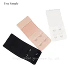 3 Pack Ladies Elastic Bra Strap Extension Extender 2 Hooks