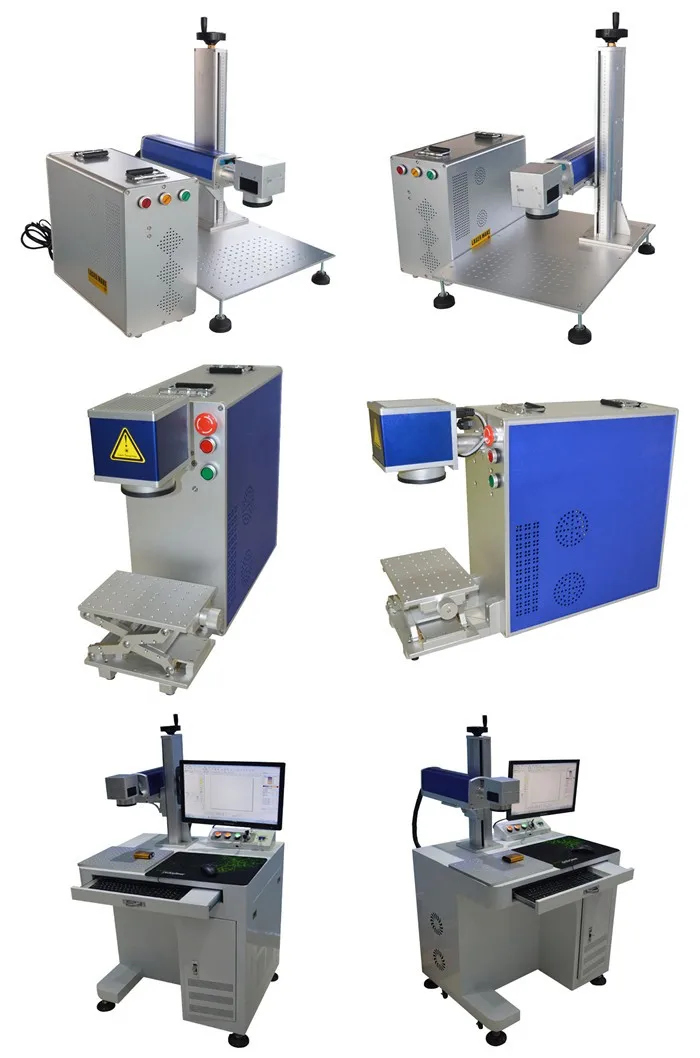 fiber laser 20w 30w 50w metal card printer printing machine