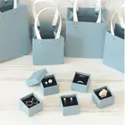 Accept customised sizes small cardboard slide jewelry box paper display necklace box
