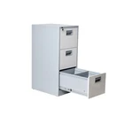 Double color steel 3 drawer filing cabinet office furniture vietnam