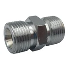 Chrome plated Male Nipple With Hexagon Brass Pipe Nipple