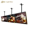 Lijia LED menu board milk Tea Shop Restaurants suspension Aluminum alloy magnetic Price List Advertising light box