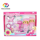 1220AB Pink Cosmetic Pretend Play Game Make Up Play Set Hair Dryer Toy for Kids Amusement