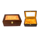 Most Popular Products China Wooden Box With Glass Top Gift Packing Box Accept Customized