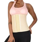 Custom Logo 29 Steel Bones Latex Plus Size Girdle Underwear High Waist Trainer Slim Corset Women