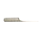 Salon Colorful Hairdressing Metal Space Aluminum Long Handle Hair Cutting Rat Tail Trim Comb For Barber