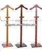 modern hotel room solid wood and stainless steel coat stand