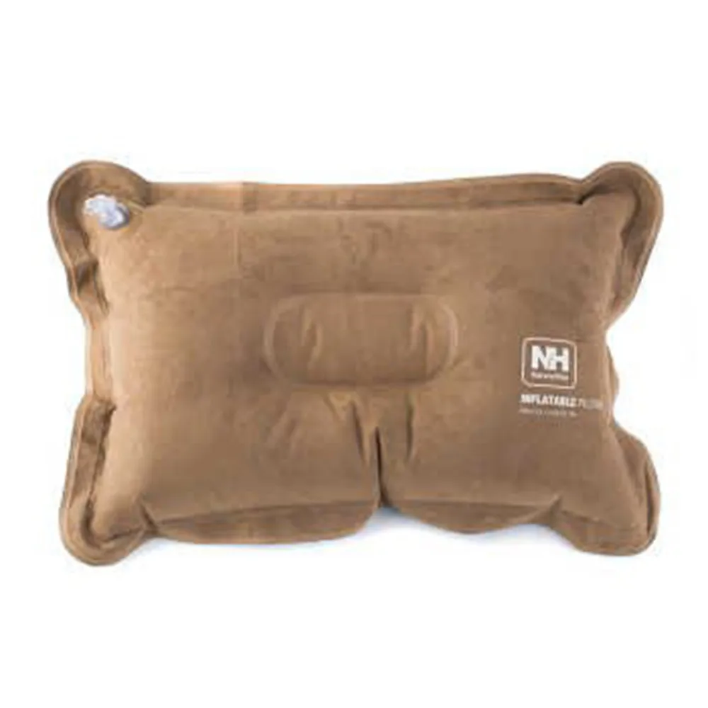 Sales Promotion Mini Travel Pillow Ultralight Portable Air Inflatable Suede Outdoor CampingTravel Soft Pillow Free Shipping