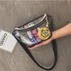 OEM New style fashion Korean version casual fanny pack Transparent PVC waist bag for women 2019