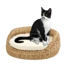 wholesale Banana Leaf Cozy Cat Bed Cave For Pet Product For Pet