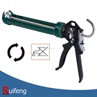 Adjustable Dripless Revolving Barrel Resin Caulking Gun, 300ml Cartridge Capacity, 10:1 12:1 16:1 Thrust Ratio