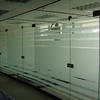 Office borderless and Framed soundproof glass partition wall