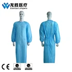 Non-woven disposable surgical isolation gown