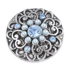 Blue fashion metal snap button wholesale metal snap button