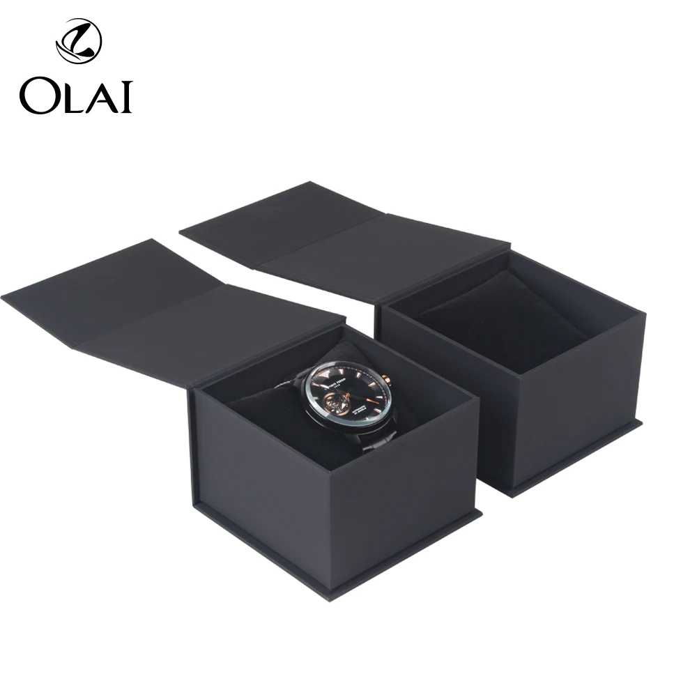 gift storage packaging box with velvet pillow material cardboard