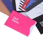 Paper RFID Aluminum credit Card Sleeve Blocking Card Holder RFID