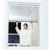 Retractable sliding Retractable fiberglass green color window screen