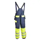 mens Fire Resistant welding bib overall cargo pants with side pockets