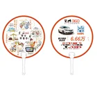 ZIRU round Products Personalized PP Plastic Hand fan
