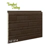 Brick Texture Decorative Insulated Corrugated Steel Cladding Metal Wall Decorative Panels