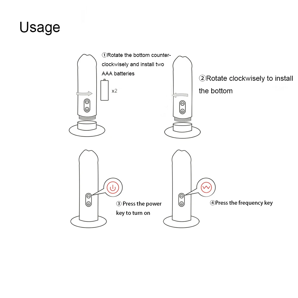 Телескопический Реалистичный Вибратор
