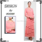 Customize fashion modern chiffion jubah arab