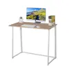 No Assembly Required Compact Folding Desk Computer Desk