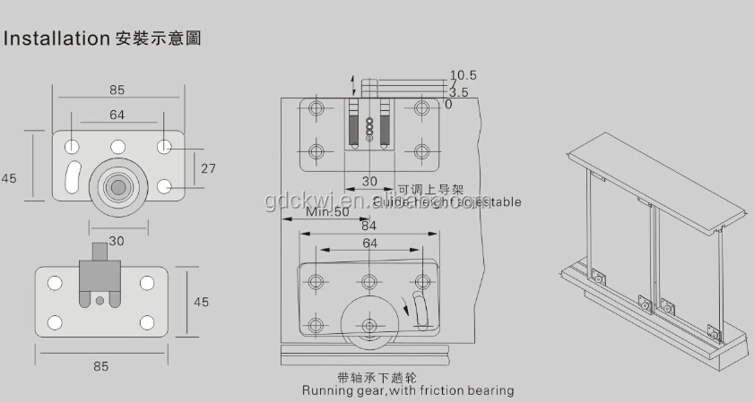 alibaba hot sale roller bearings bottom roller heavy duty sliding roller sliding door wheels for sale