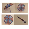 The children straight umbrella spiderman design