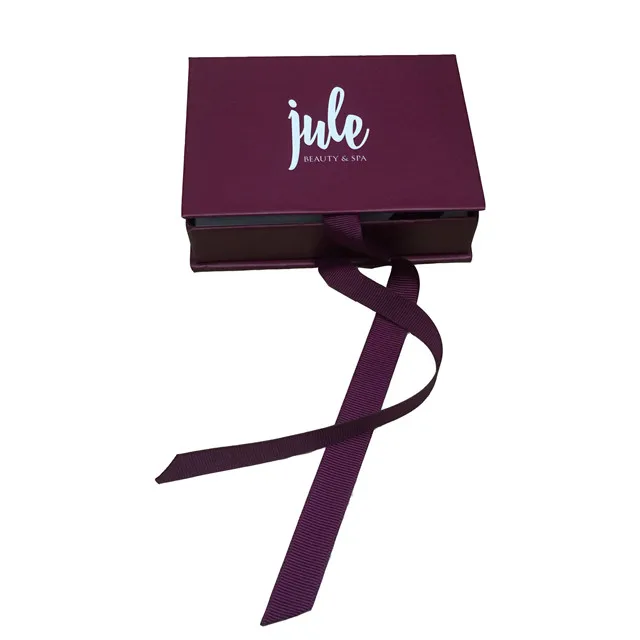 custom paper gift box book shape medal box with ribbon