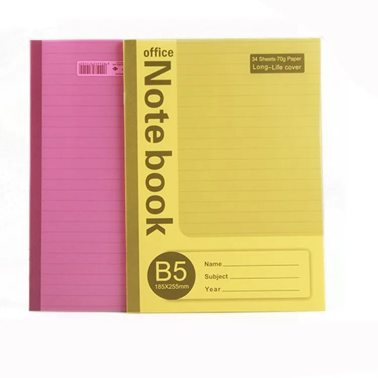 products :  stapled exercise book