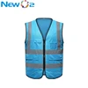 China factory wholesale high visibility night reflective safety vest with pockets
