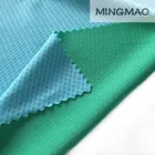 100% polyester dri fit double knit flat back mesh