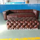 CB329 american style genuine leather sofa home furniture