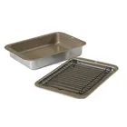 Grilling And Baking Microwave Grill Pan With Baking Sheet