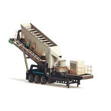 Sand making and shaping portable plant mobile crusher