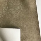 2018 Gold Stamp Texture Fabric Luggage PVC Material Bonded Brushed Pu Leather Guangzhou Stock