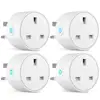 UK Standard WIFI Smart Plug With Metering and Overload Protecting Socket Working With Google Home Alexa Smart Plug