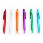 Reliabo China Famous Brands Press Design Custom Logo Plastic Ballpoint Pens With Custom Logo