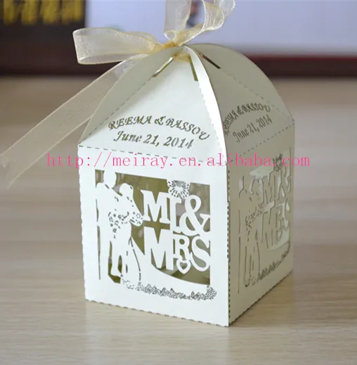 sweets mr&mrs wedding party favor candy boxes shower baby gift